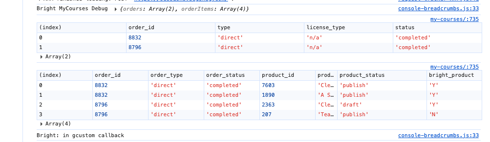 Dev Tools Debug