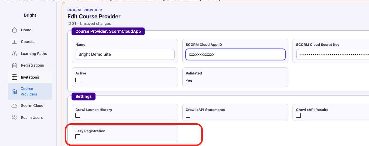 Lazy Registration Lazy Registration